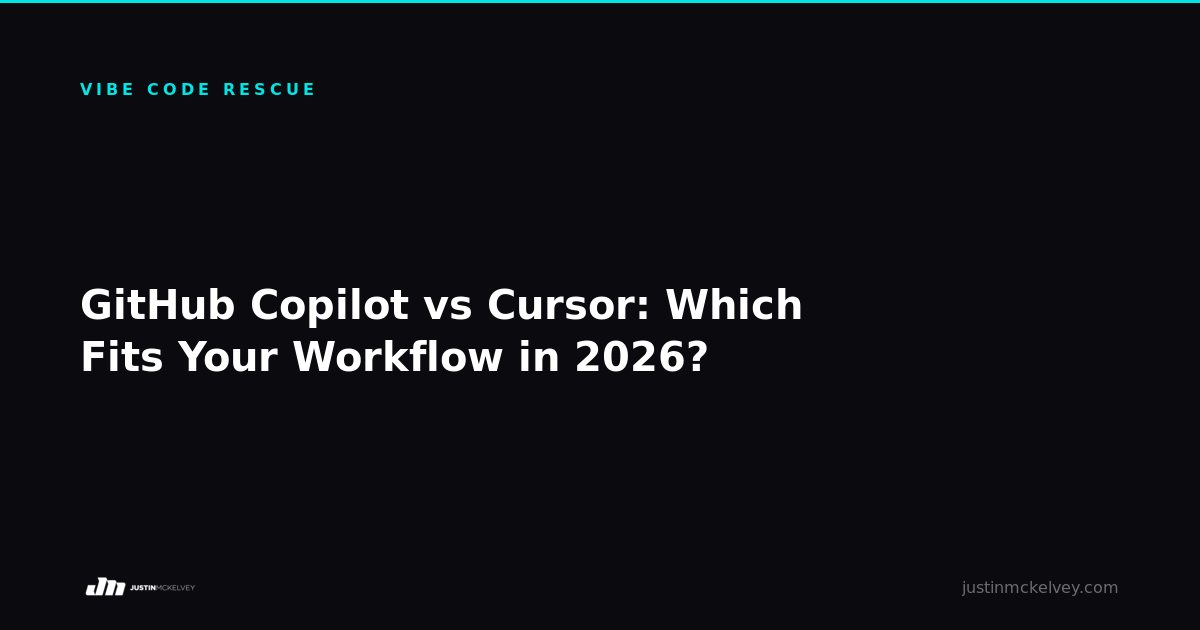 GitHub Copilot vs Cursor: Which Fits Your Workflow in 2026?