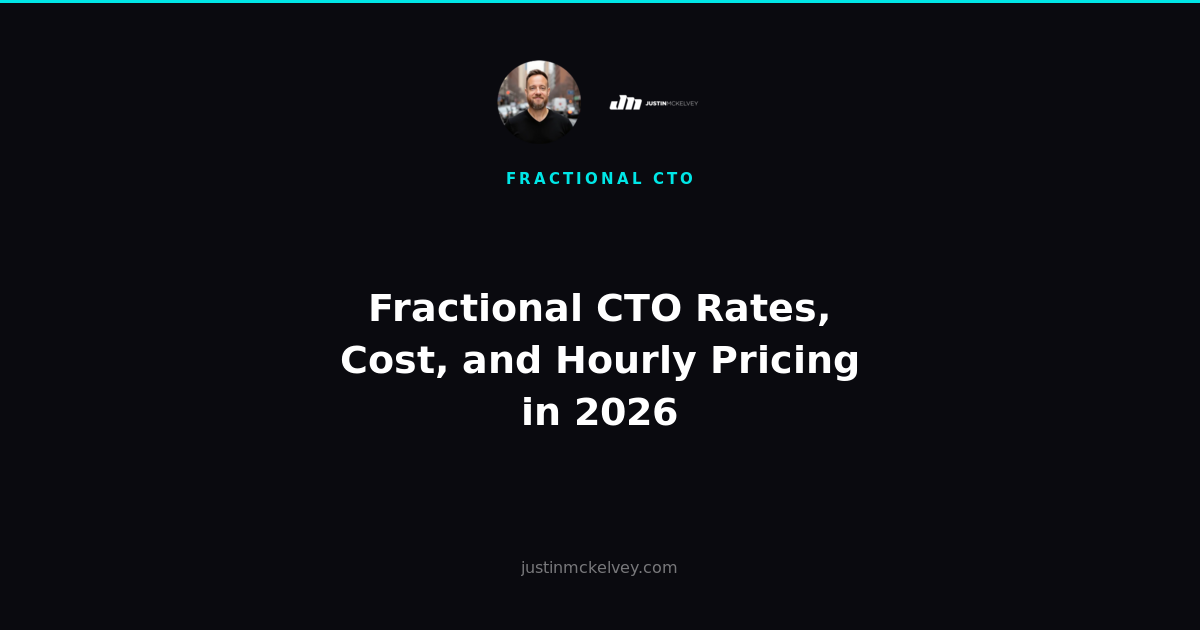 Fractional CTO Rates, Cost, and Hourly Pricing in 2026