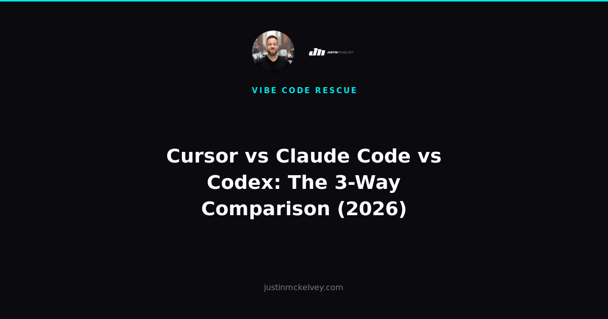 Cursor vs Claude Code vs Codex: The 3-Way Comparison (2026)