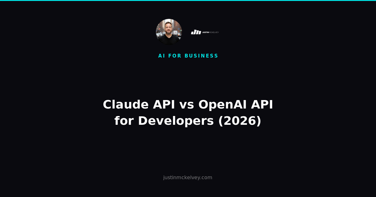 Claude API vs OpenAI API for Developers (2026)