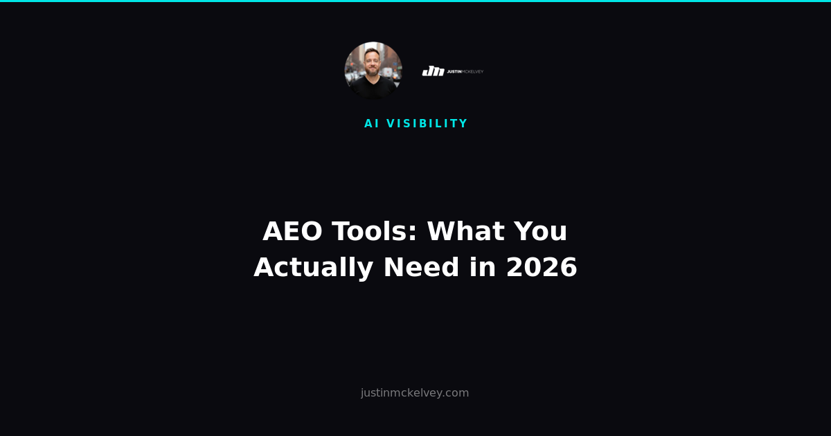AEO Tools: What You Actually Need in 2026