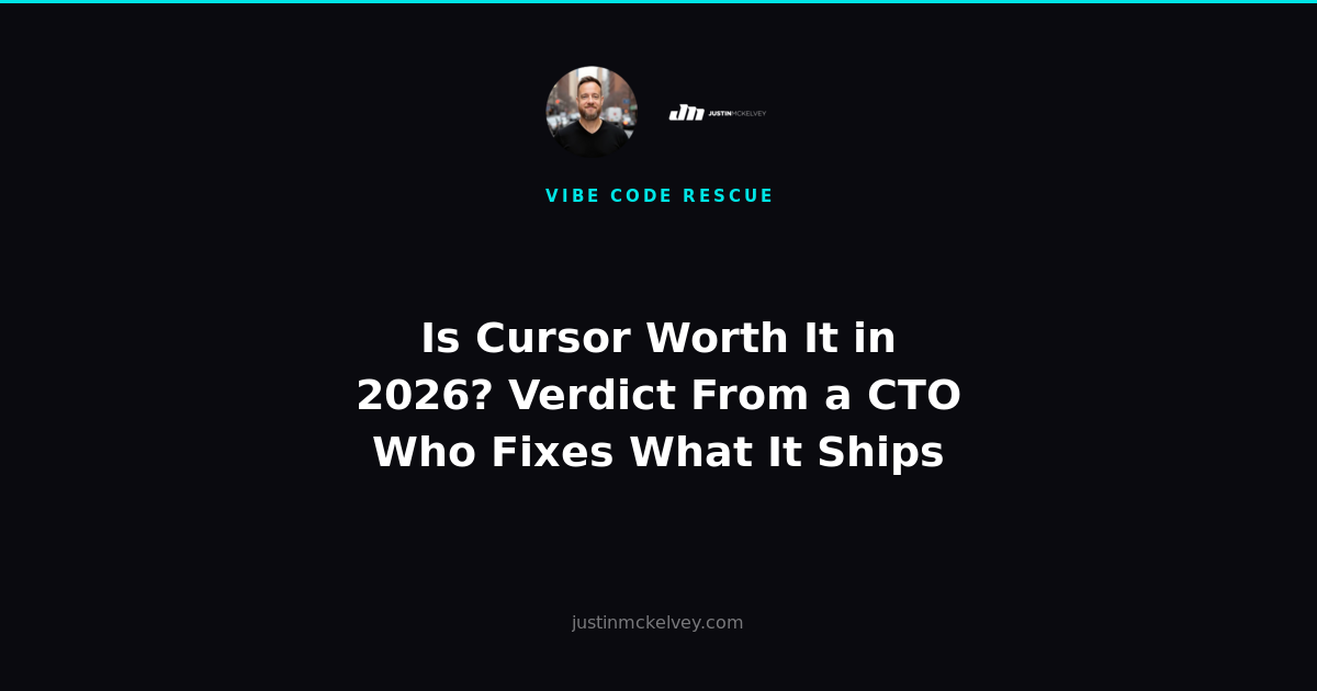 Is Cursor Worth It in 2026? Verdict From a CTO Who Fixes What It Ships