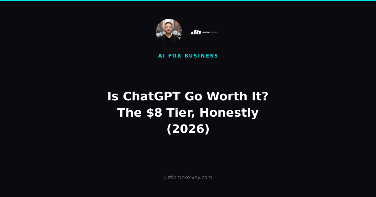 Is ChatGPT Go Worth It? The $8 Tier, Honestly (2026)