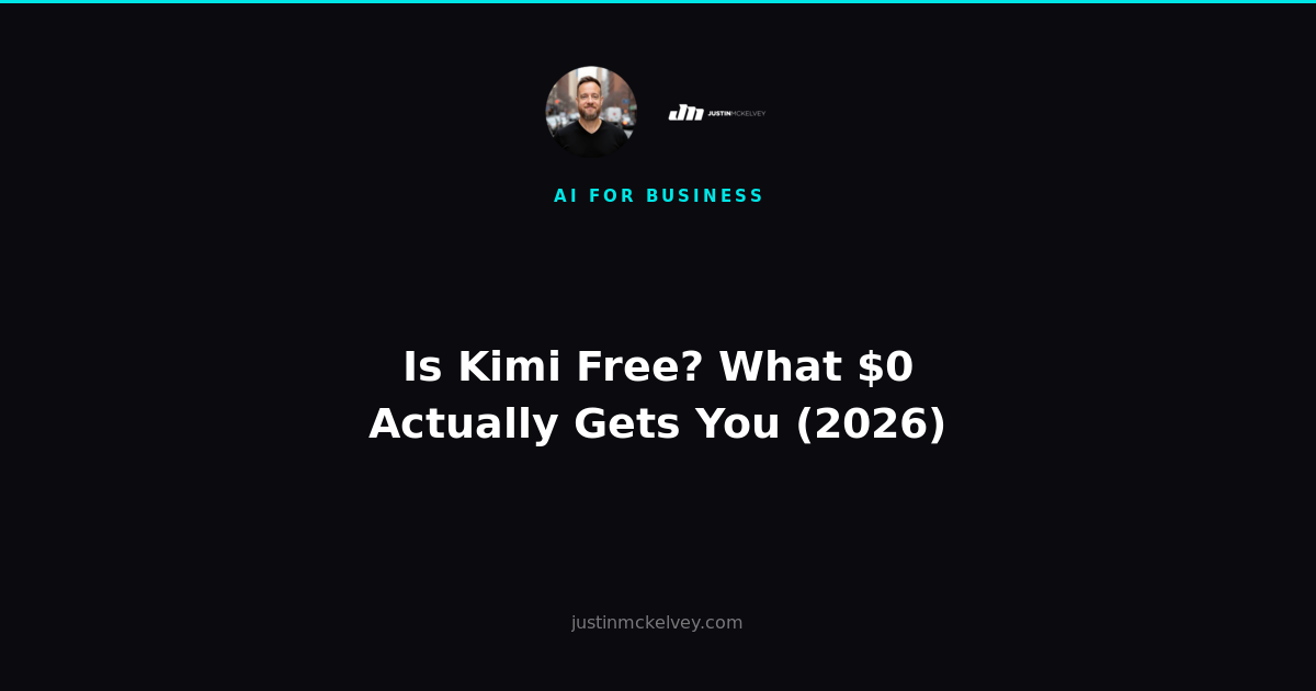 Is Kimi Free? What $0 Actually Gets You (2026)