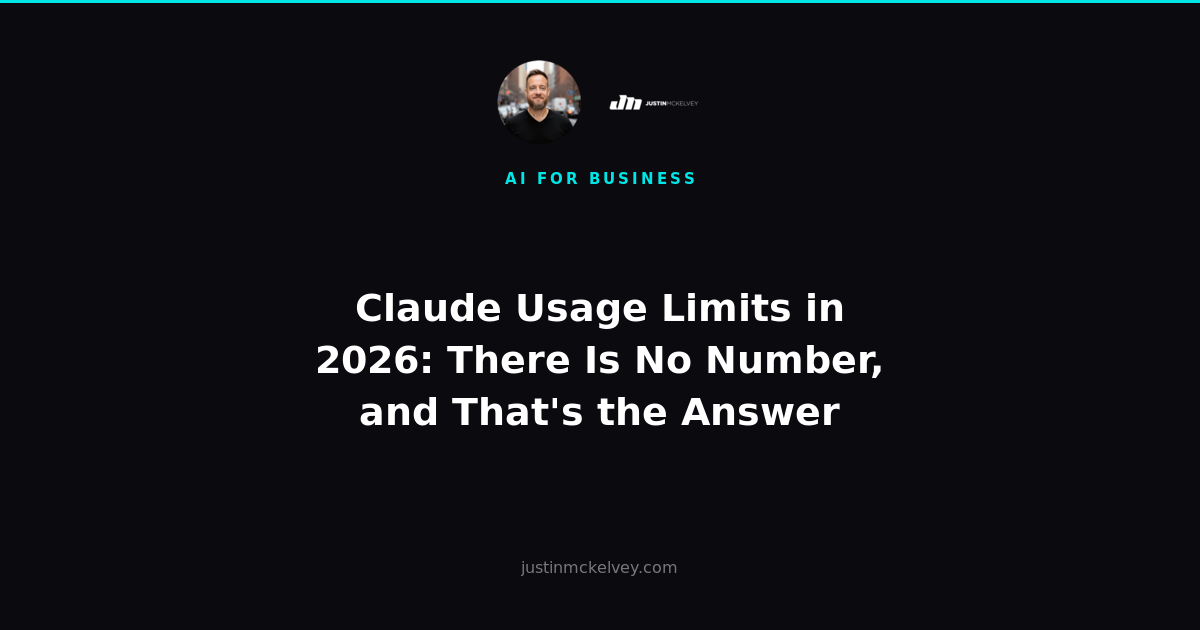 Claude Usage Limits in 2026: There Is No Number, and That's the Answer