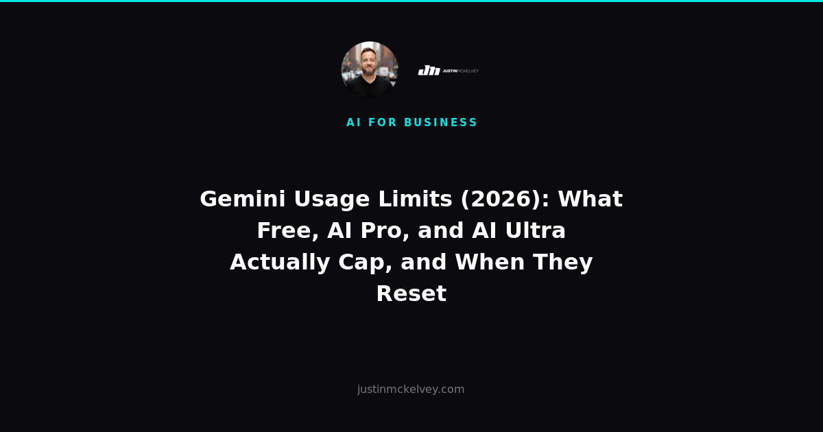 Gemini Usage Limits (2026): What Free, AI Pro, and AI Ultra Actually Cap, and When They Reset