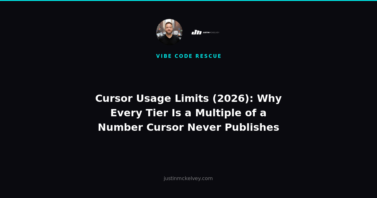 Cursor Usage Limits (2026): Why Every Tier Is a Multiple of a Number Cursor Never Publishes
